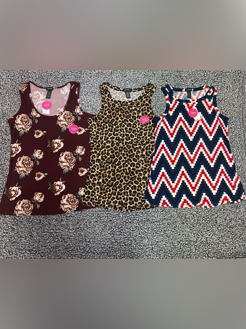 Three Justify Tank Tops